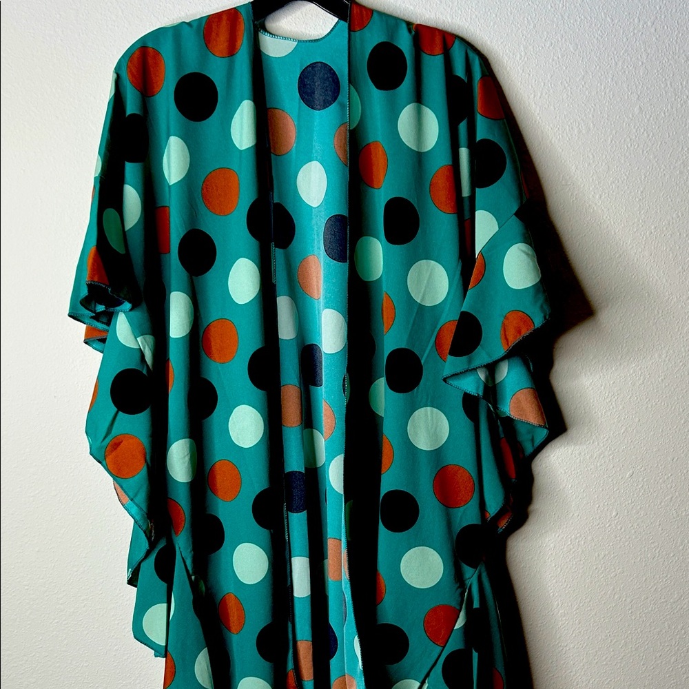 Polka Dot Kimono Cardigan